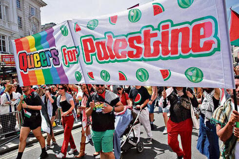 Queers por Palestina en Londres. 