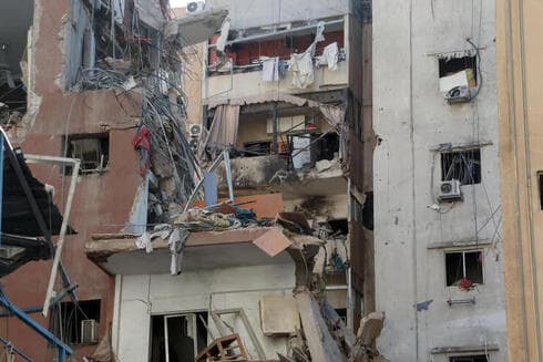 Edificio donde fue eliminado Fu'ad Shukr. 