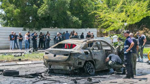 Vehículo en el que se desplazaba el terrorista y que usó para inmolarse. 