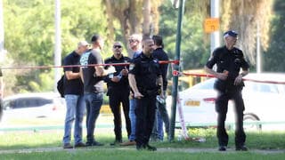 Artefacto explosivo improvisado en Yarkon Park, en la víspera de Año Nuevo de 2023. 