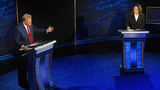 Donald Trump y Kamala Harris. La mayoría de la opinión pública cree que la candidata demócrata ganó el debate. 