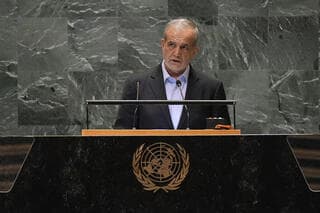 Masoud Pezeshkian, presidente de Irán. 