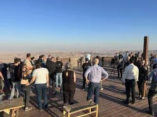 El evento en Mitzpe Ramon. 