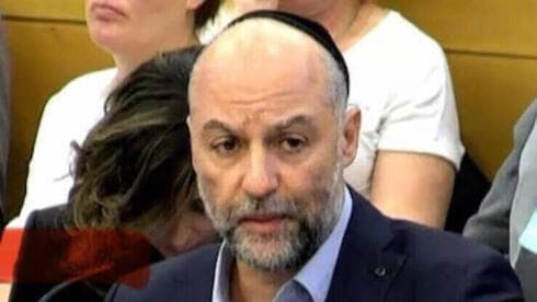 Steve Maman en la Knesset. 