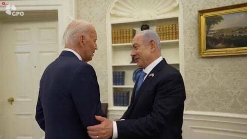 Joe Biden y Benjamín Netanyahu. 