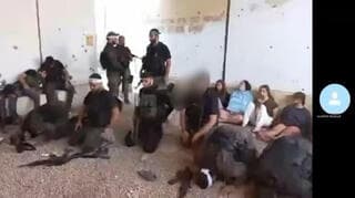 Documentación del secuestro de los vigías de la base de Nahal Oz. 