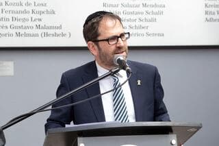 Amos Linetzky, presidente de AMIA. 