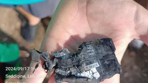 Beeper tras la explosión en el Líbano. 