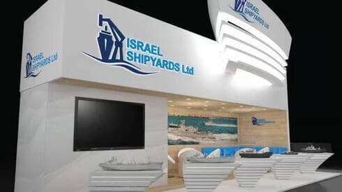 Simulación del stand de Israel Shipyards. 