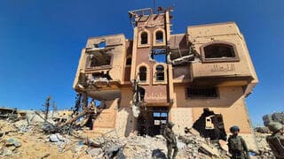 La casa de Rafah en la que fue eliminado el líder de Hamás, Yahya Sinwar. 