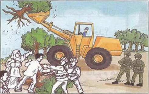 Materiales de incitación en un libro de texto de UNRWA. 