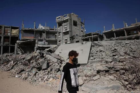 Imagen de la destrucción en Gaza. Para Hamás, el sufrimiento palestino no importa. (AFP) Imagen de la destrucción en Gaza.