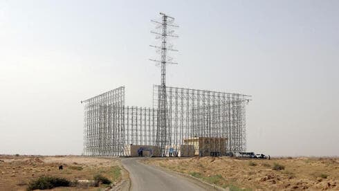 Una estación de radar de teatro de largo alcance en Irán. 
