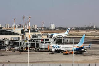 No cambió la rutina en el Aeropuerto Internacional Ben Gurion. 