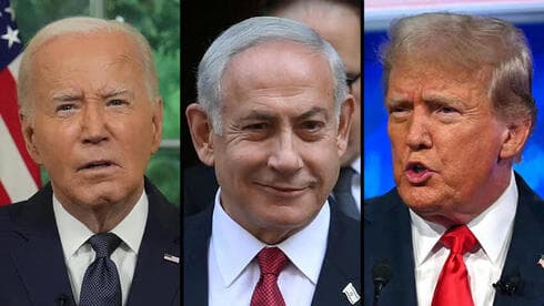 Biden, Netanyahu y Trump. 