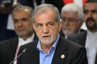 Masud Pezeshkian, presidente de Irán. 