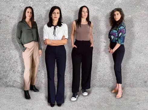 Shir Bokra, Profesora Yifat Biton, Hudia Shaked y Vardit Avidan. 
