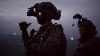 Soldados israelíes operan en el Libano. (FDI) Soldados israelíes operan en el Libano.