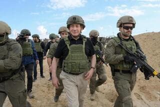 Netanyahu en Gaza