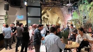 Los participantes de la Misión Tecnológica de Israel visitan Google for Startups en Tel Aviv. 