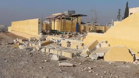 Las ruinas de una escuela bombardeada en Alepo. 