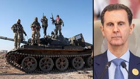 Assad y los rebeldes en un vehículo blindado cuyos soldados abandonaron durante los combates en la zona de Hama. (AP, Reuters) Assad y los rebeldes en un vehículo blindado cuyos soldados abandonaron durante los combates en la zona de Hama.