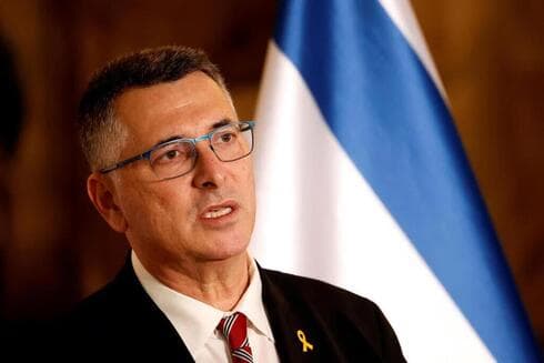 Gideon Sa'ar, ministro de Relaciones Exteriores. 