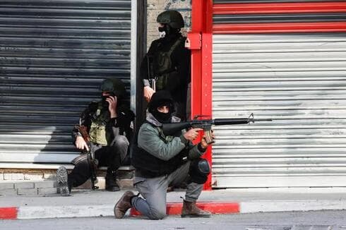 Actividad de las fuerzas de seguridad en Cisjordania. 