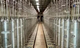 Centrifugadoras iraníes de enriquecimiento de uranio en Natanz. 