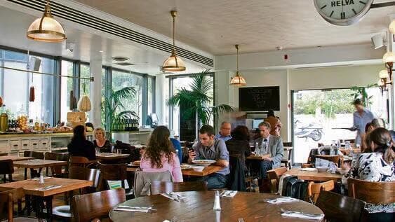 El restaurante La Repubblica de Tel Aviv, que cerró con deudas de 4 millones de shekels. (Ryan Preuss) El restaurante La Repubblica de Tel Aviv, que cerró con deudas de 4 millones de shekels.
