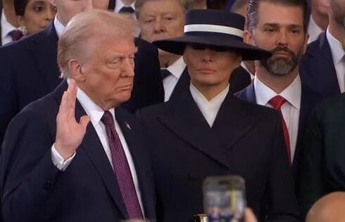 Donald Trump jura como el 47° presidente de Estados Unidos. 