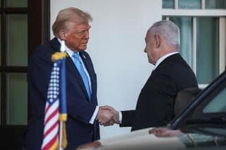 Donald Trump y Benjamín Netanyahu. 