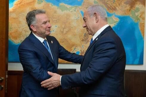 Steve Witkoff y Benjamín Netanyahu. 