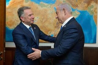Steve Witkoff y Benjamín Netanyahu. 