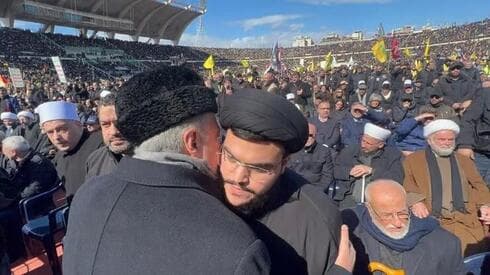 Funeral de Hassan Nasrallah en Beirut. 