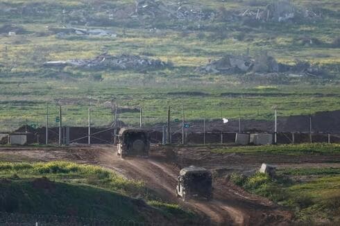 Fuerzas de las FDI en la frontera con Gaza. 