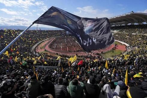 Funeral de Hassan Nasrallah. Aviones israelíes sobre el cielo de Beirut. ,