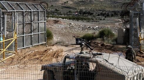 Fuerzas de las FDI cerca de la frontera siria. 