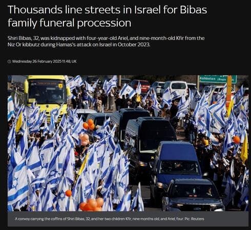 El titular del diario británico "Sky News". 