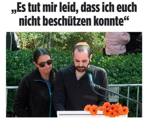 Yarden Bibas en el diario alemán "Bild". 