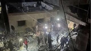 Daños en una casa de Nuseirat, Franja de Gaza. 
