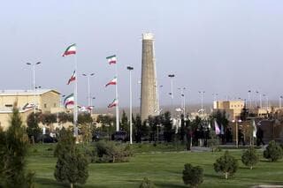 Natanz, planta de enriquecimiento de uranio en Irán. 