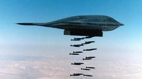 Un bombardero estadounidense B-52. 