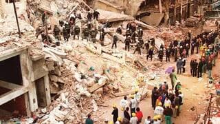 Atentado contra la AMIA en 1994. 
