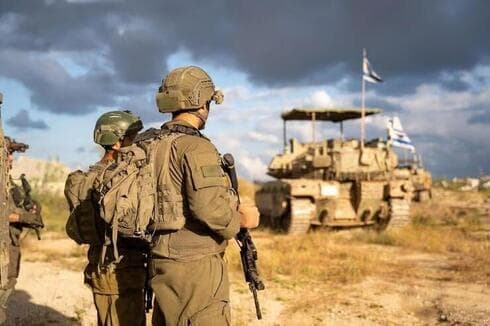 Soldados israelíes en Gaza. 