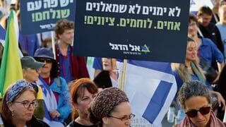 La marcha en Jerusalem. 