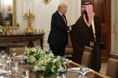 Donald Trump y Mohamed bin Salman. El objetivo de ambos: acuerdos económicos. 