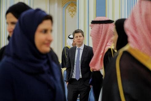 Sam Altman durante la visita a Arabia Saudita. 