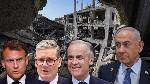 Los líderes europeos enfrentados con Netanyahu. 
