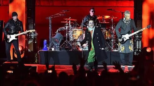 El cantante irlandés criticó a Hamás, a Netanyahu y a los extremistas israelíes. (Getty Images) El cantante irlandés criticó a Hamás, a Netanyahu y a los extremistas israelíes.